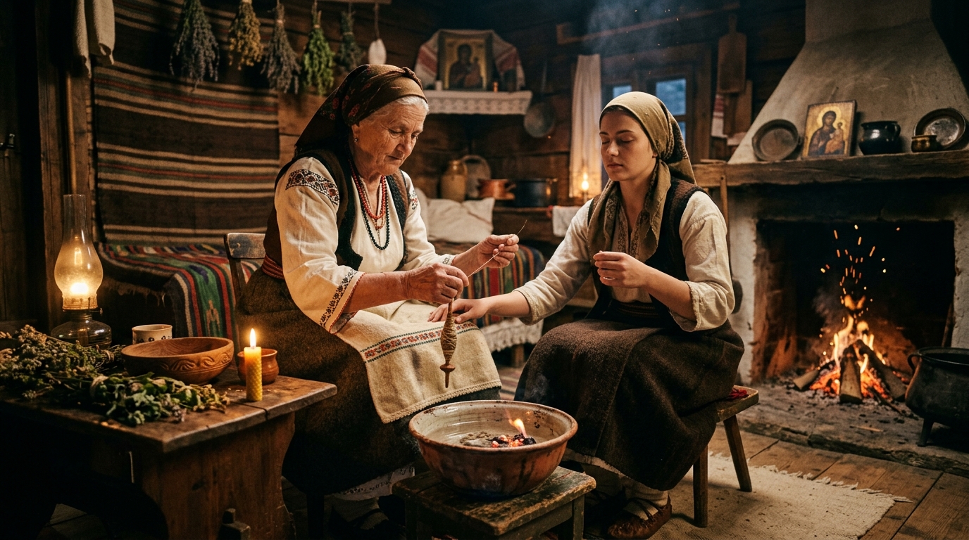Svetlost i senke: Strunjenje: Vlaški ritual za lečenje straha i psihološkog stresa u tradiciji Homolja